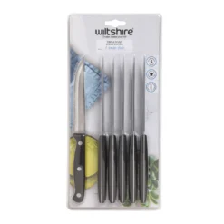 Triple Rivet Steak Knife 6 Piece -Victorinox Sales 41151 WI Triple Rivet Steak Knives 6pc IP HR