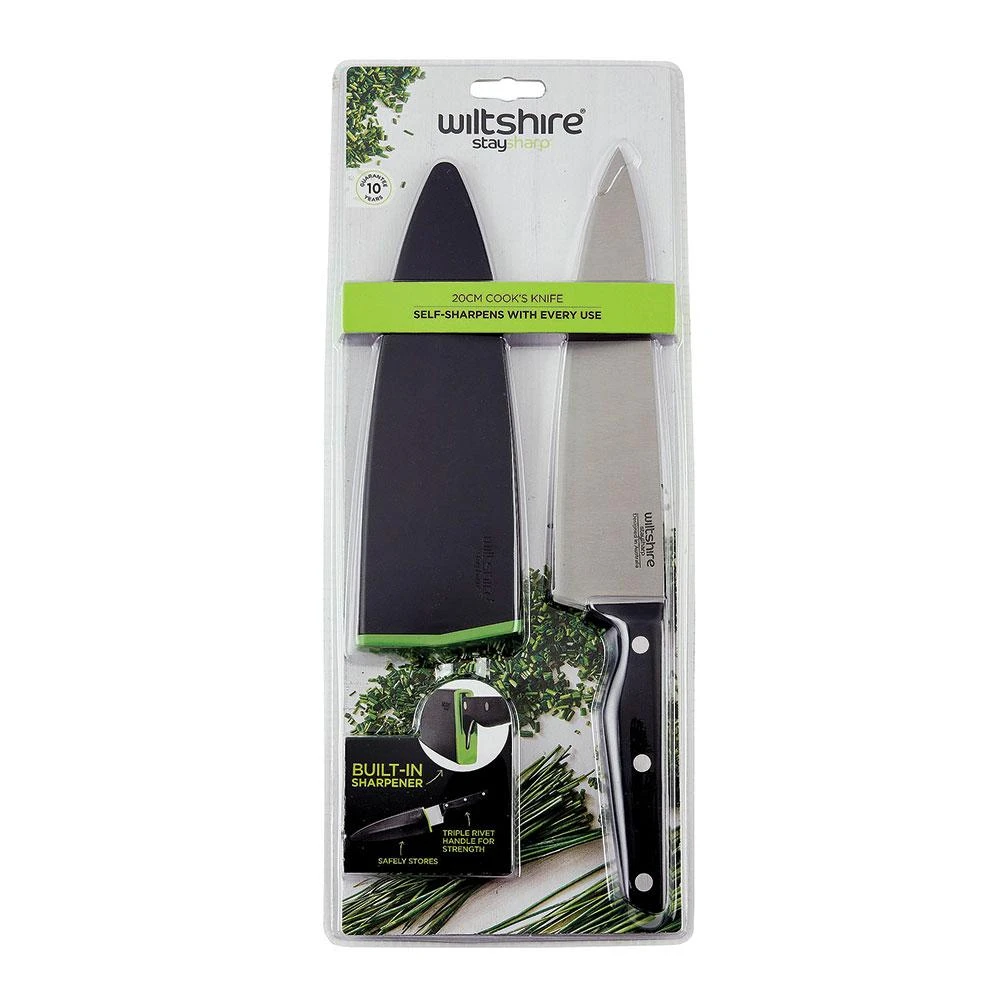 Staysharp Triple Rivet Cook's Knife - 20cm 2 Staysharp Triple Rivet Cook's Knife - 20cm - Image 2