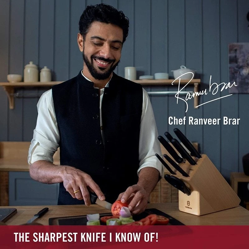 Victorinox Kitchen Set Nylon Black Stainless Steel Knife 6 Victorinox Kitchen Set Nylon Black Stainless Steel Knife - Image 6