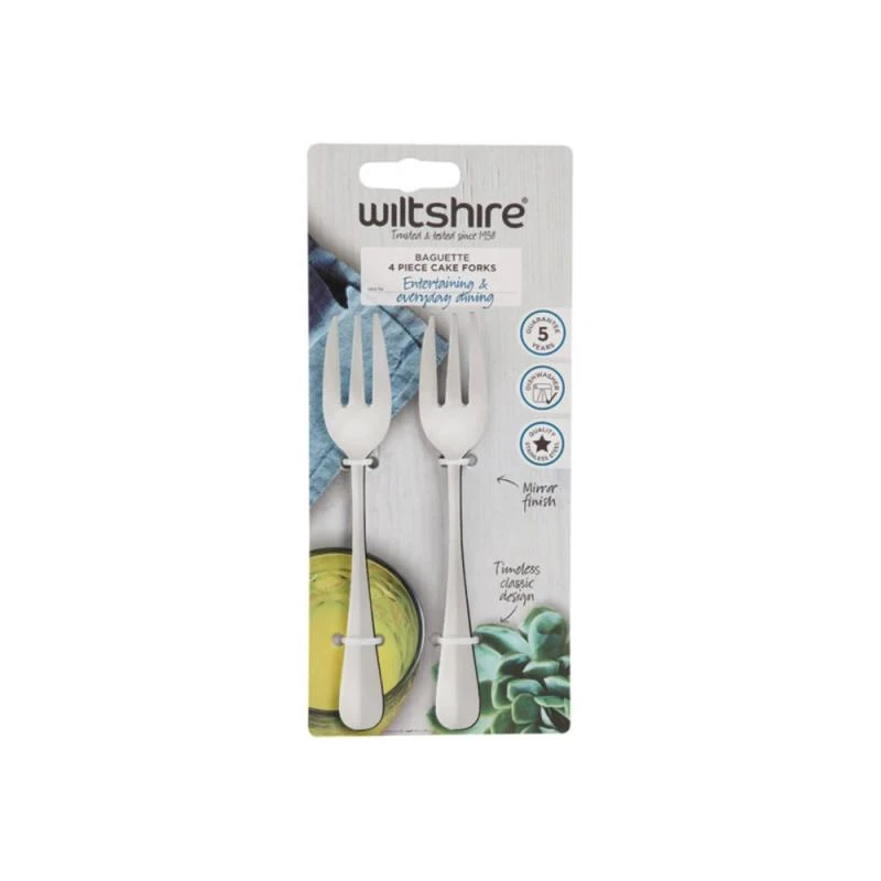 Baguette Cake Fork 4 Piece 2 Baguette Cake Fork 4 Piece - Image 2