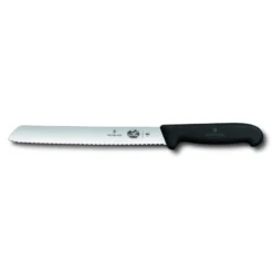 Victorinox Bread Knife Wavy Edge - 21cm Black