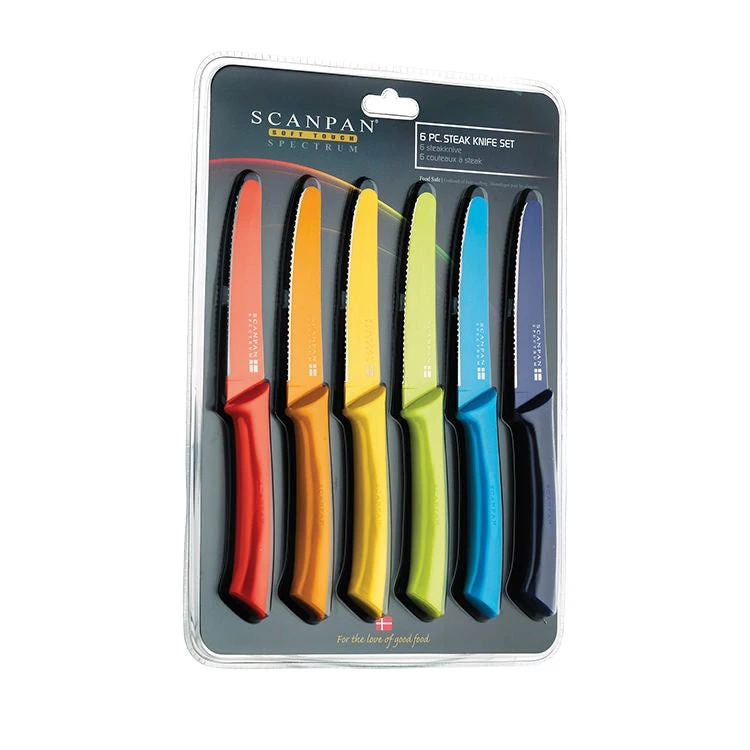 Scanpan Spectrum 6pc Steak Knife Set 2 Scanpan Spectrum 6pc Steak Knife Set - Image 2