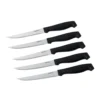 Laser Steak Knife 6 Piece Black