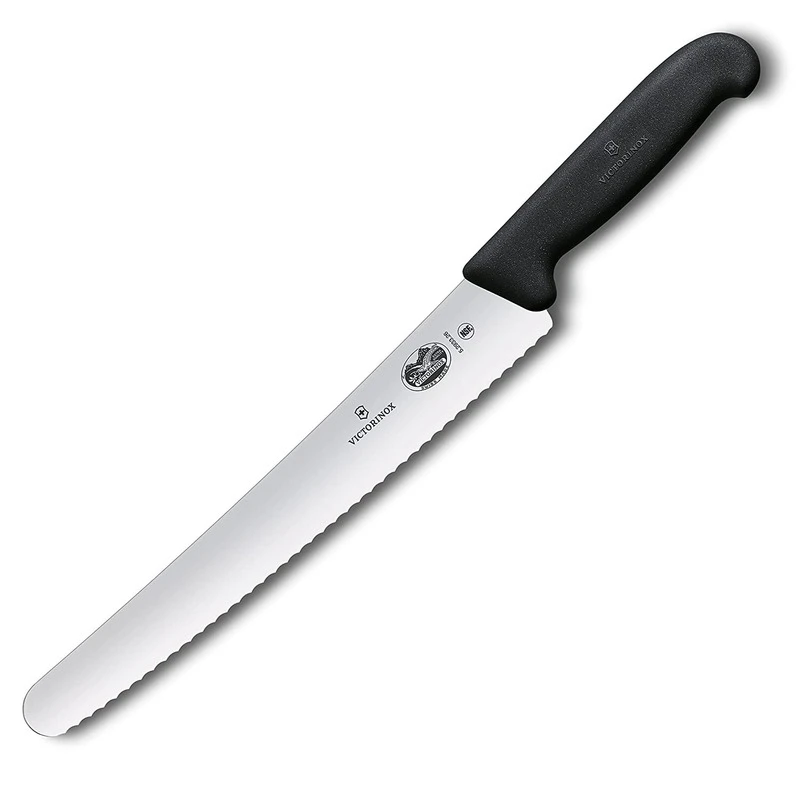 Victorinox Pastry Knife Wavy Edge - 26cm Black 1 Victorinox Pastry Knife Wavy Edge - 26cm Black