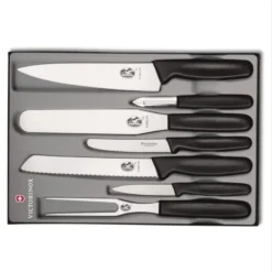 Victorinox Victorinx Kitchen Set Nylon Black Knife